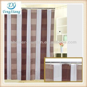 bamboo vinyl lace shower curtain