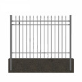 PVC Coated Short Wrought Iron Fence