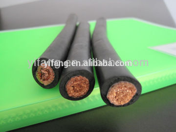 Welding rubber cable