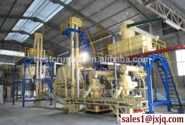 1-6t/h vertical ring die straw pellet mill machine