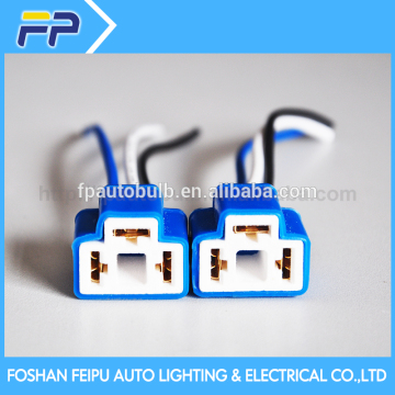 ceramic socket auto bulb socket h4 h1 h3 h7 9005 9006 for auto halogen bulb