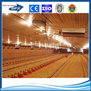 controlled prefabricated steel structure poultry house
