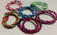 Fashion Weave titanium necklace with safety clasp