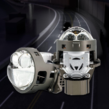 Dual direct LED projector lens