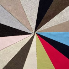 Knitted TR melton fabric