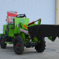 Mini Four Wheels Backhoe Loader Front Front Loader