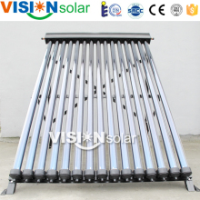 Hot water pool space heating copper pipe solar collectors
