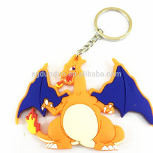 Wholesale Key ring Cartoon Fancy Rubber 2d Key chain