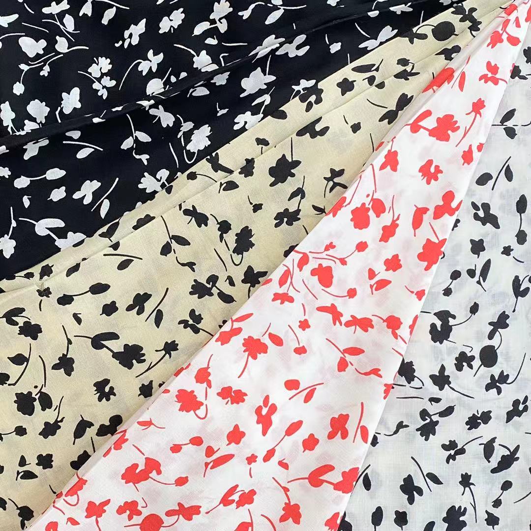 ISP Textile Herstellung Heißer Verkauf gedruckter Viskose Rayon Challis Stoff
