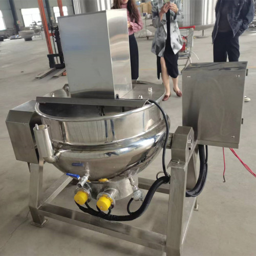 High Capacity Planetary Stirring Fruit Jam Cooker Electric Jacketed Kettle With Planetary Mixers Industrial Tilting Kettle