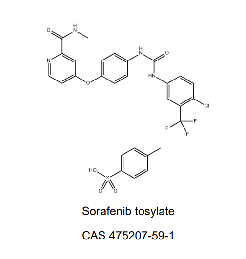 الصف الصيدلاني Sorafenib Tosylate CAS: 475207-59-1