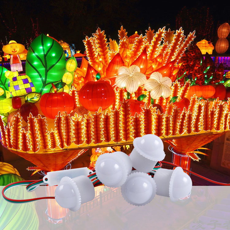 LED Amusement Park Light Decoration Lighting 60mm 5050RGB 2W DC12V Decorative Lights