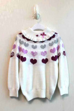 Wholesale Lovely Knitting Patterns Children Sweater