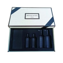 Retro Skin Care Paper Box with flocking tray