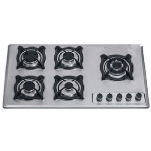 5 Burners Stainless Steel Gas Hob