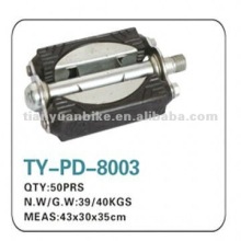 Aluminum and rubber black cheap bicycle pedal for road bike