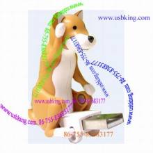 dog shaped OEM usb flash drive,animal shaped usb flash disk,promotional gift usb 4gb china supplier