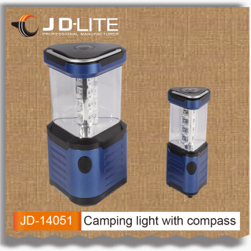 24 LED outdoor camping equipment with compass camping strip led light led camping lights