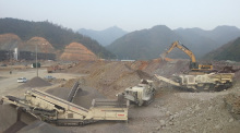 Artifical stone design mine crush production line