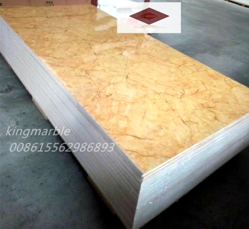 Hot sale UV coating marmer pvc blad