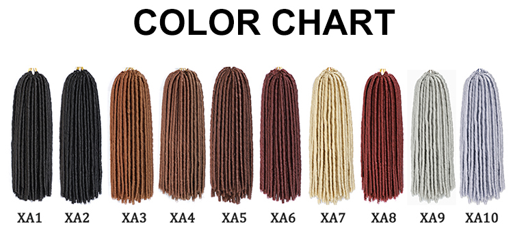 Straight Dread Locs Hair 14 inch Faux Locs Crochet Braid Hair Dread Lock Synthetic Hair Extensions