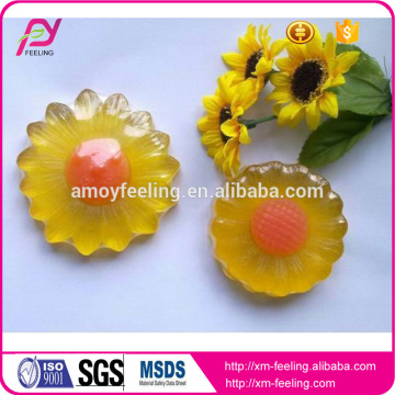 Flower shaped handmade natural soap
