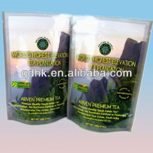 Dried fruit and nut packaging bags with front clear window