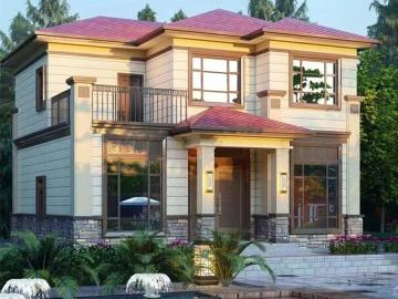 Modern Prefabricated Two-Story Light Steel Villa