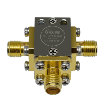 Low Insertion Loss 0.3dB X Band RF Coaxial Circulator for Radar & Sonar System