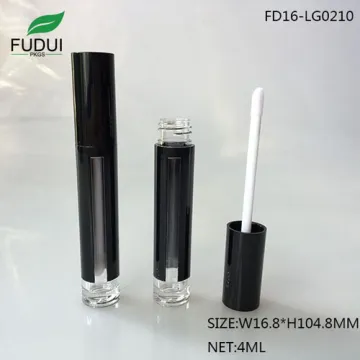 4ml Round Plastic Empty Lip Gloss Case