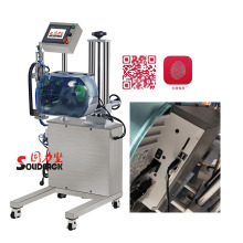 Solidpack Automatic Printing Labeling Machinery - Excise Label Applicator for Lids