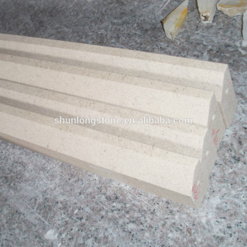 Cream Limestone window sill,stone line,marble bar