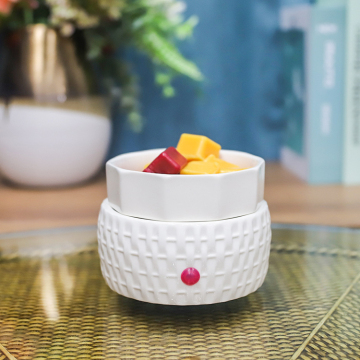 Wholesale Unique Shaped Ceramic Electric Plug Wax Melt Warmer Aromatherapy Burner Jar