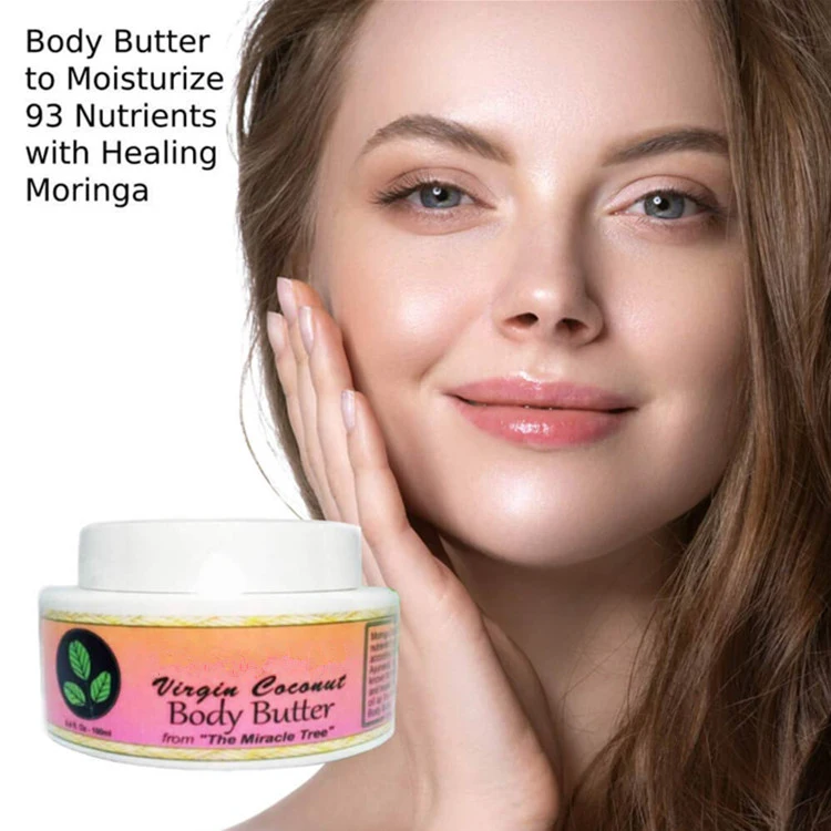 Hot Selling Natural Coconut Soothing and Moisturizing Body Butter Cream