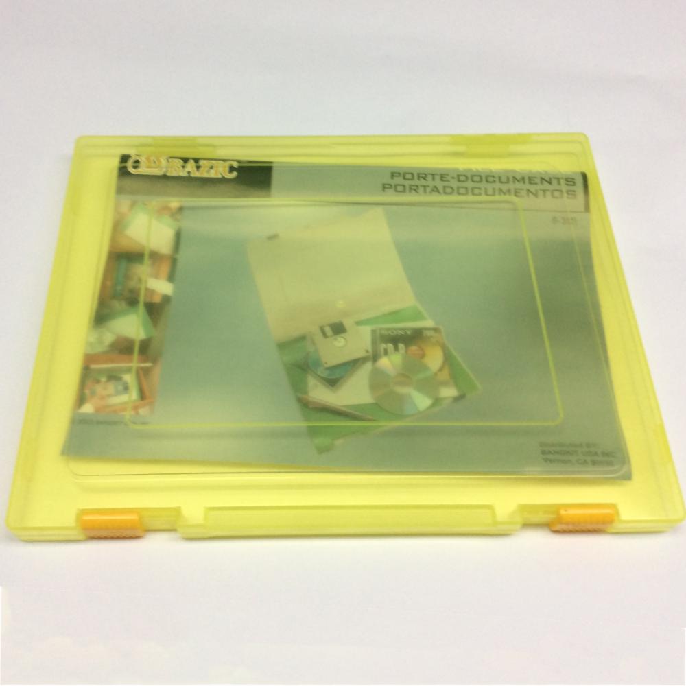 Plastic A4 file storage box