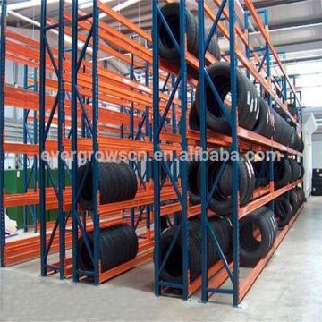 Warehouse Colourful Foldable Tire Rack Storage