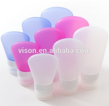 Travel pet bottles for cosmetics airless bottles cosmetics packaging cosmetics bottles