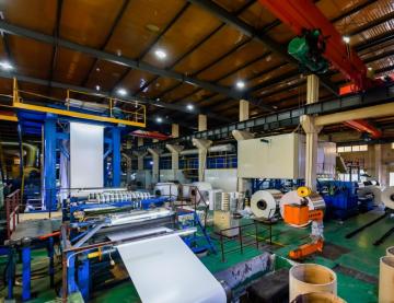 color coating line route