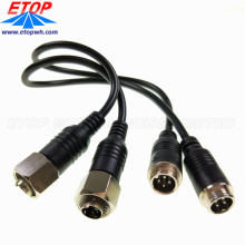 4pin DIN plug yolumikizira chingwe cholumikizira