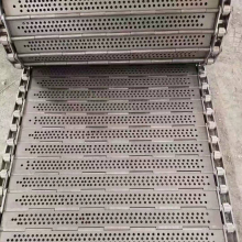 Customized Stainless Steel 201/304 Perforated Chain Plate Link Conveyor Belt