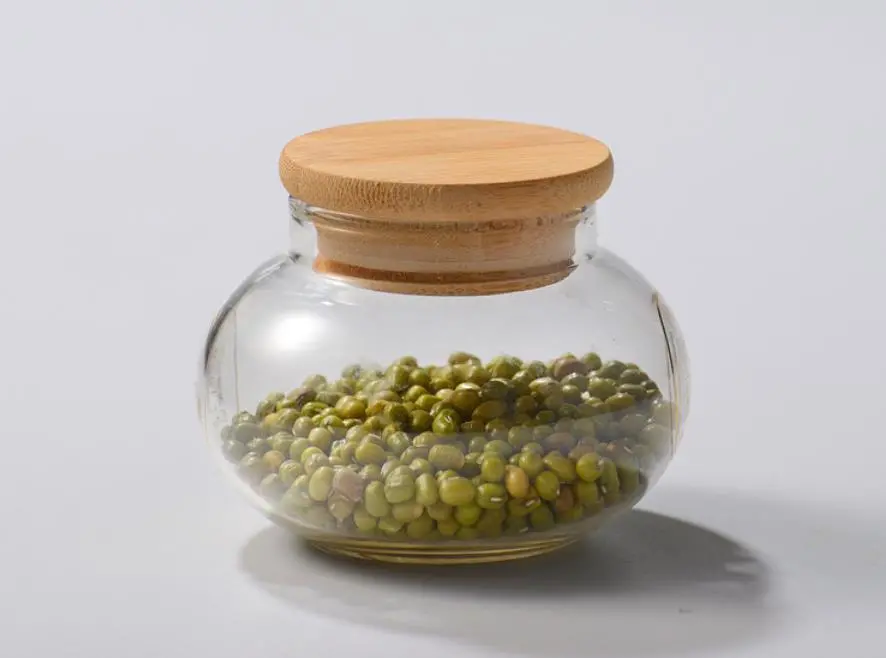 300ml Food Packaging Wide Mouth Glass Round Shape Jar/ Transparent Jar/Tie Plug Jar/Customsize Jar/High Temperature Resistance Jar
