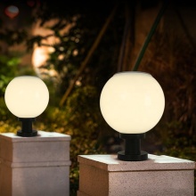 Remote Control Waterproof IP65 Solar Garden Pillar Lights