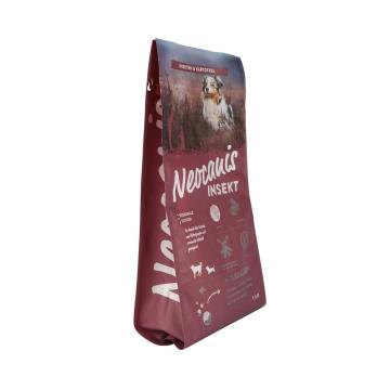 Emballages alimentaires pour animaux de compagnie refermables avec fermetures à glissière