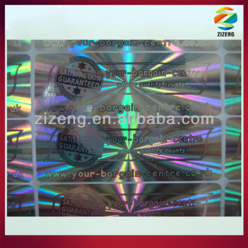 holographic stickers labels tamperproof hologram security label