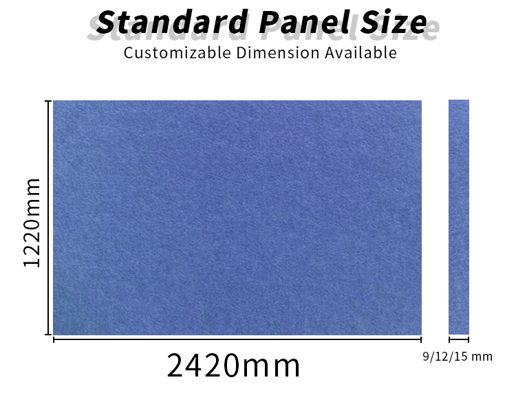 polyester acoustic panel