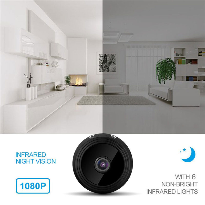 Mini IP Camera WiFi Hidden Camera Wireless HD 1080P Indoor Home Small Mini Cam Security Camera Nanny Cam with Motion Detection