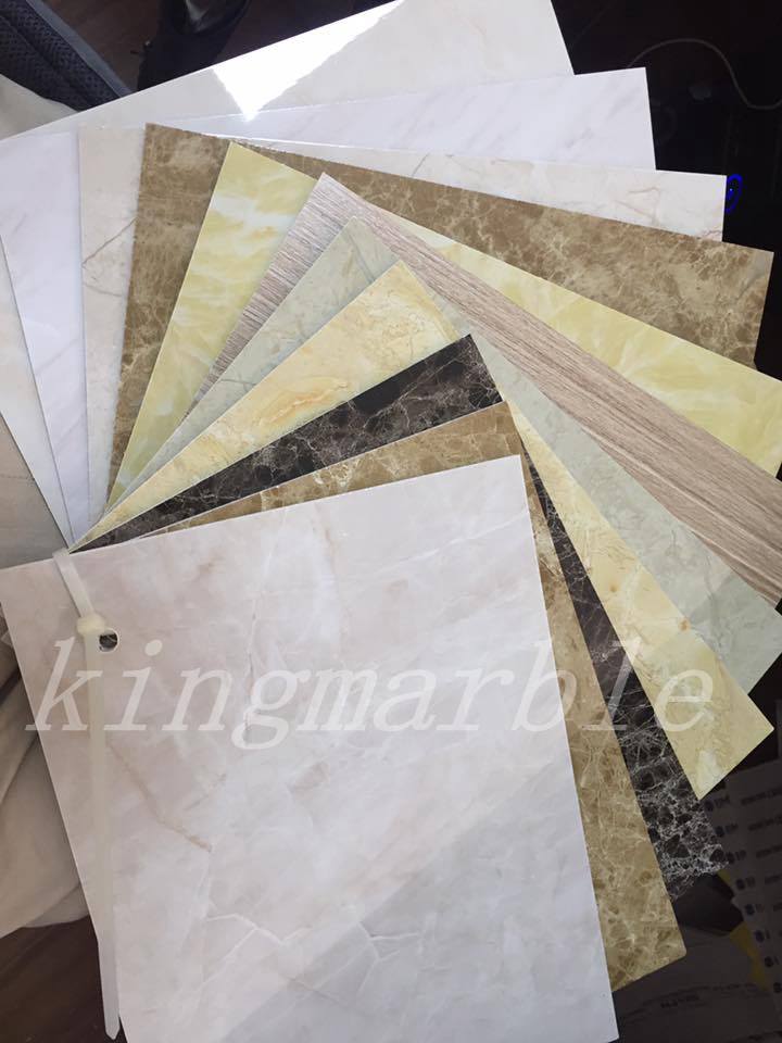 Decorative pvc uv marble panel for cabinet