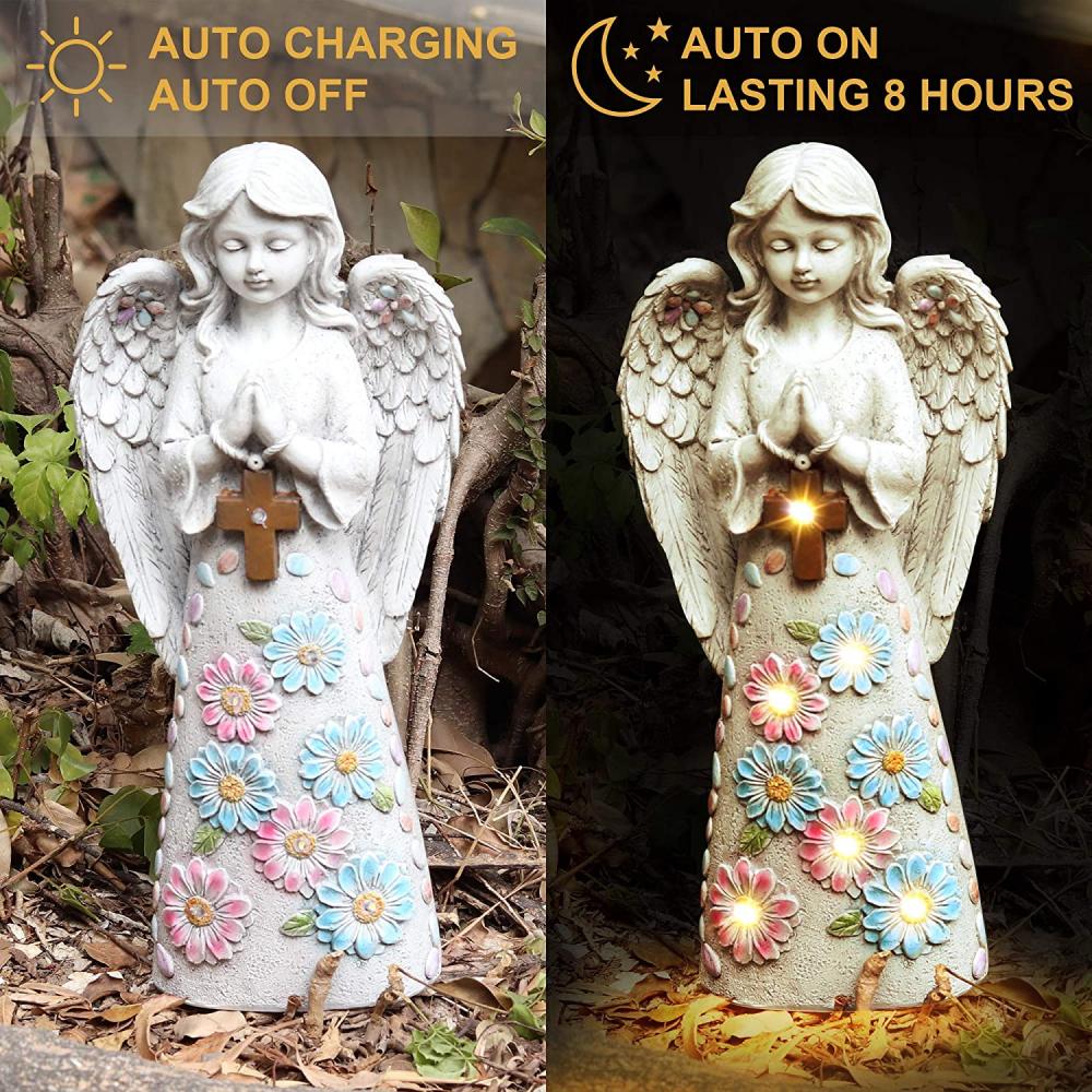 Angel Garden Figurine Outdoor Garden Staty