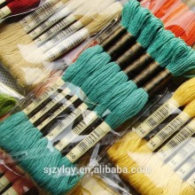 100% cotton embroidery threads cross stitch cotton thread