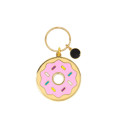 Aangepaste email metalen dessert Food Cake Donut Keychain